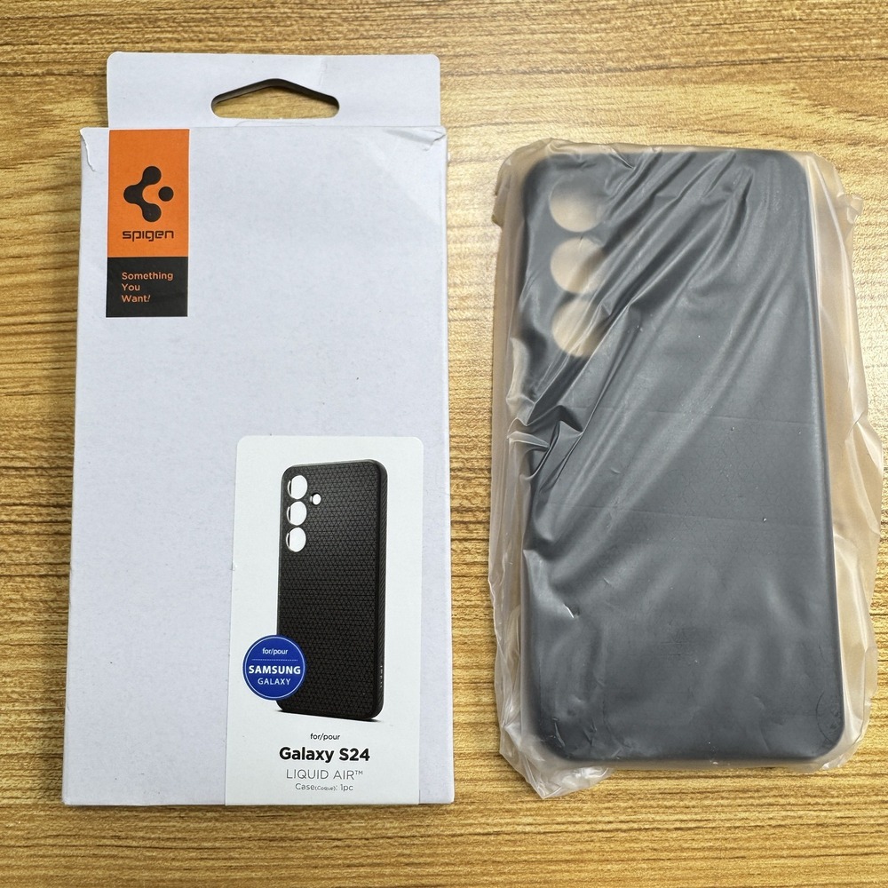 Spigen Samsung Galaxy S24 Case | Liquid Air | Matte Black | ACS07347‎